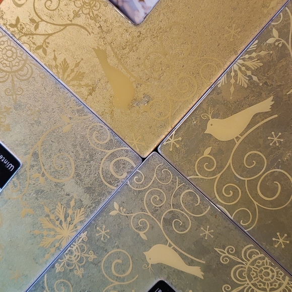 Gold Christmas Holiday Square Picture Frames - Picture 6 of 13